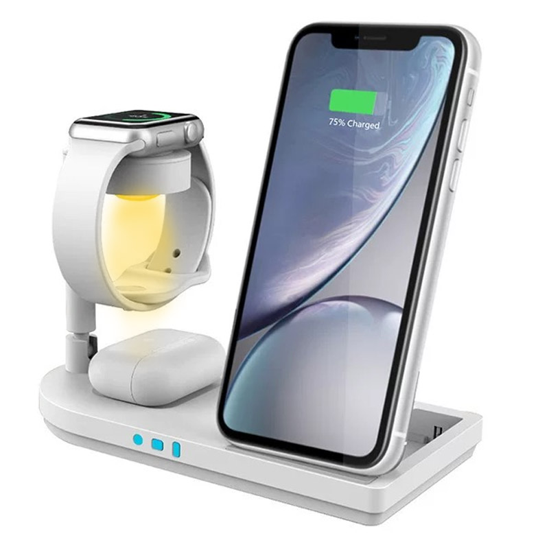 Watch Charger Cable - Foldable 3-in-1 Wireless Charger Stand With