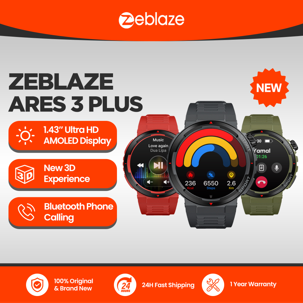 Smartwatch X - New Zeblaze Ares 3 Plus 1.43''