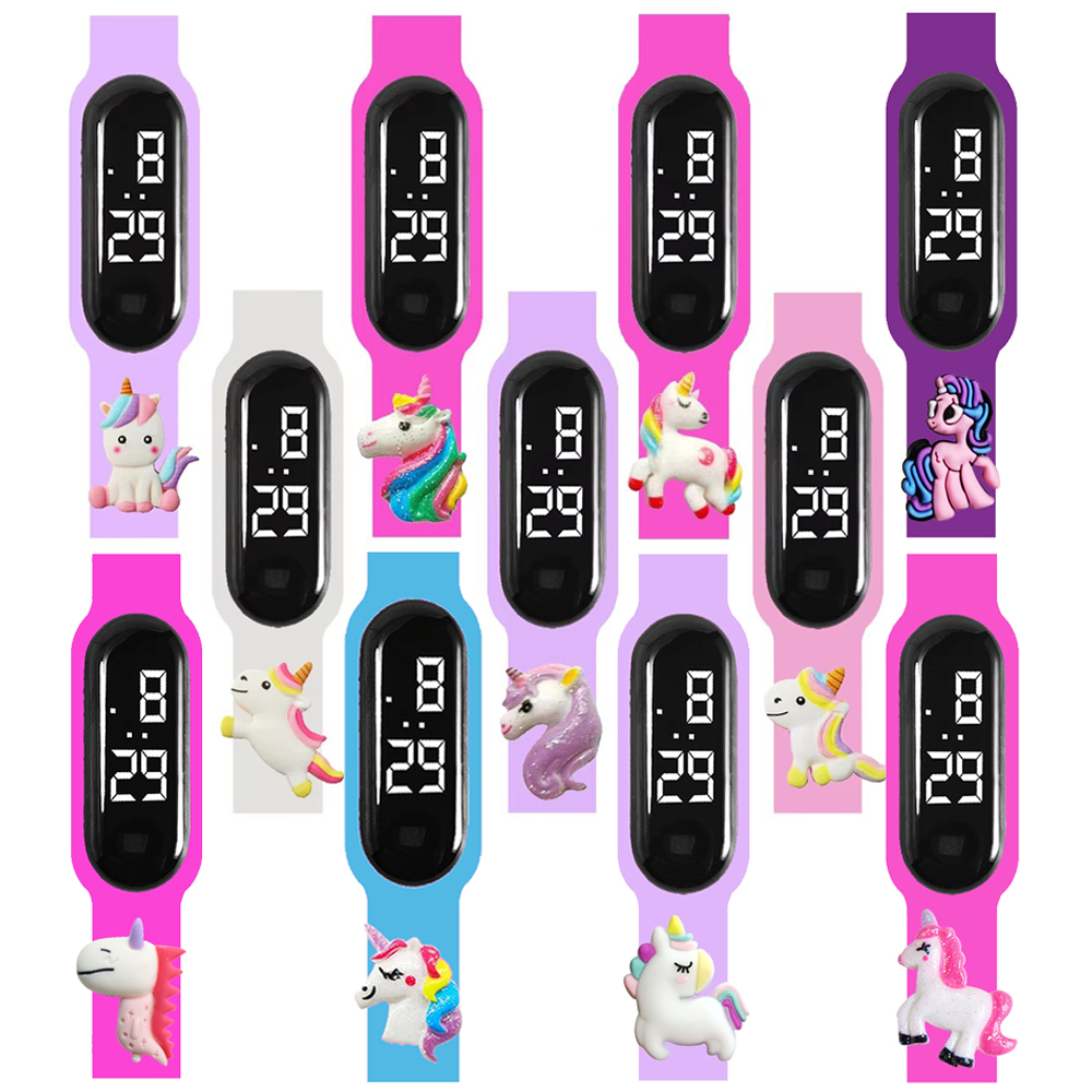 Sport Loop Strap - Waterproof Children Unicorn Watch Boy Girl