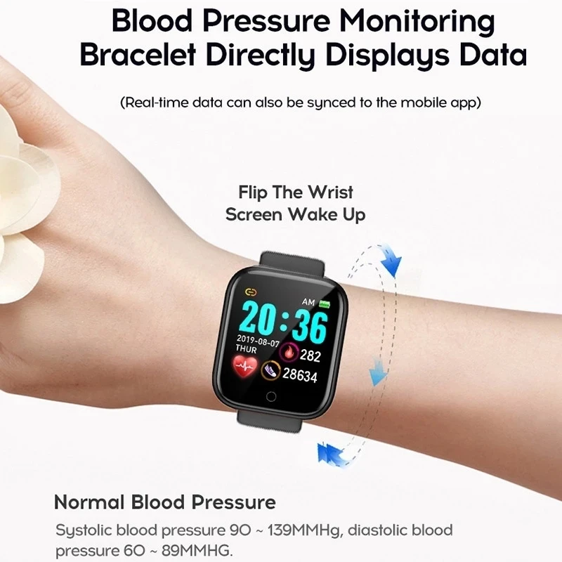 Smart Watch Men Women Wristwat - огляд і ціна Android Smartwatch Accessories