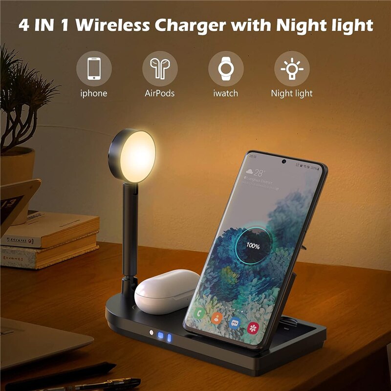Foldable 3-in-1 Wireless Charg - огляд і ціна Watch Charger Cable