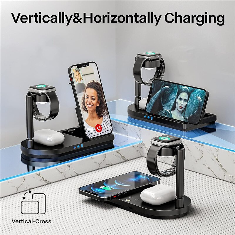 Foldable 3-in-1 Wireless Charg - огляд і ціна Watch Charger Cable