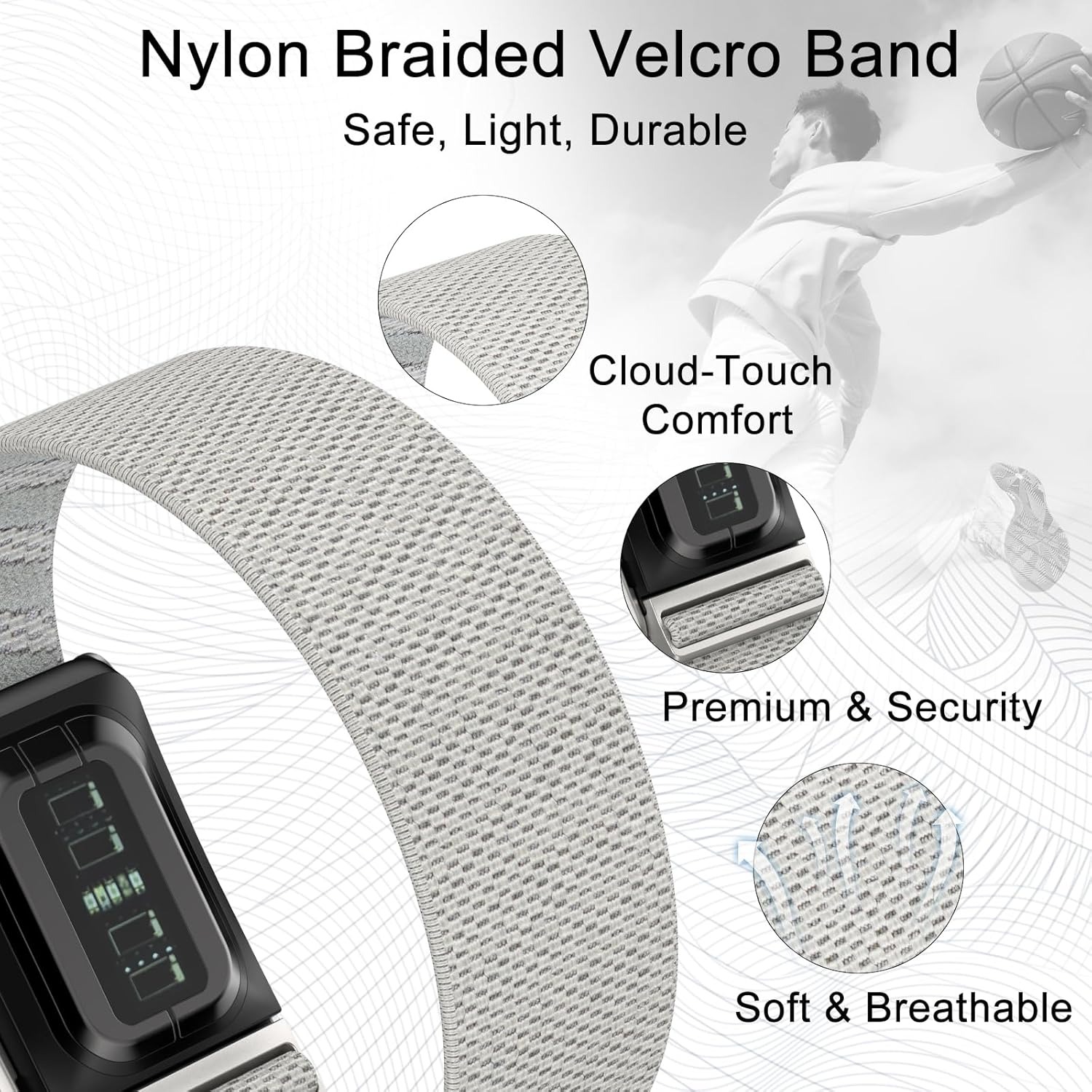 Elastic Nylon Arm Bicep Band F - огляд і ціна Sport Loop Strap
