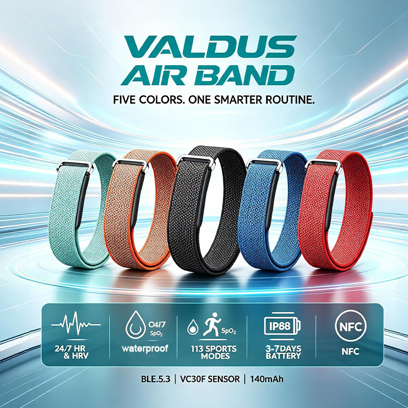 VALDUS Air Band Smart Bracelet - огляд і ціна Android Smartwatch Accessories