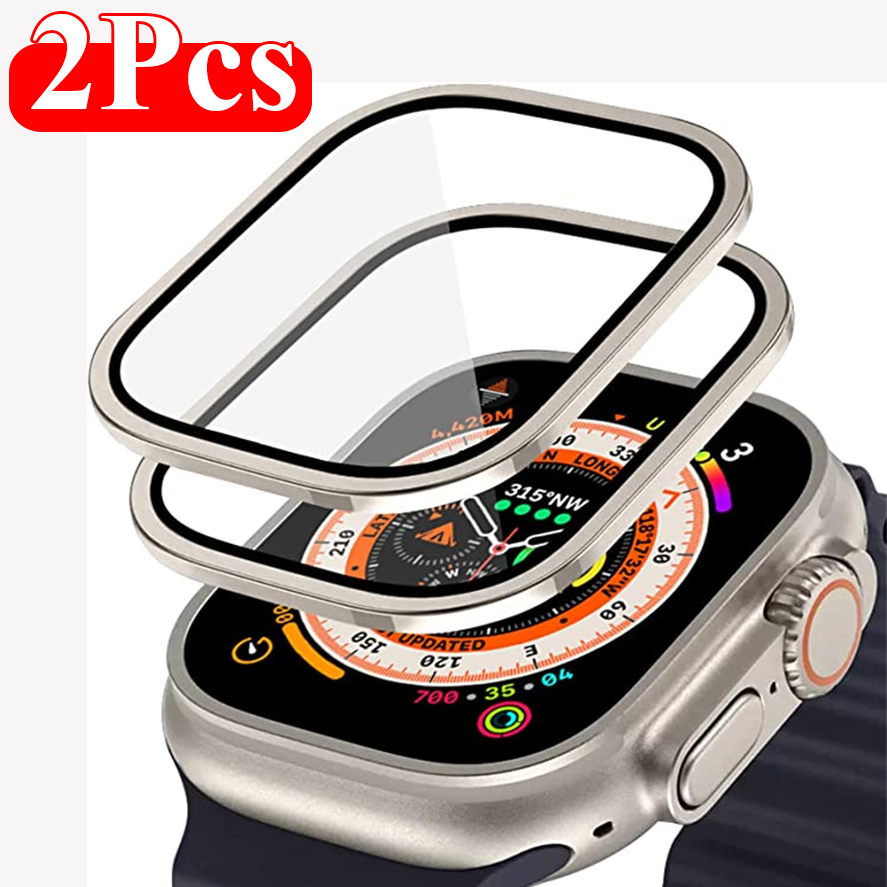 2PCS Aluminium Alloy Case+Temp - огляд і ціна Watch Case Bumper