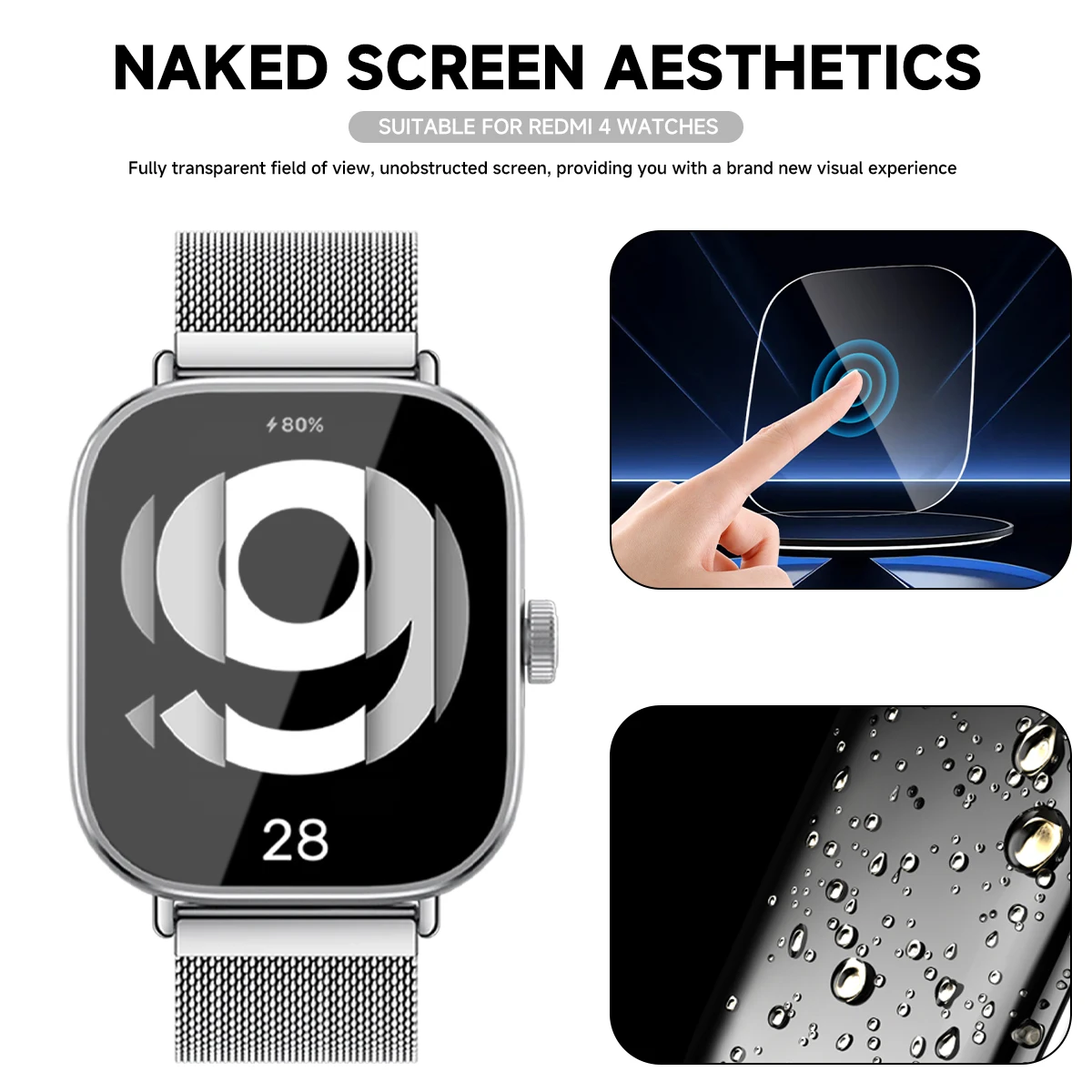 Tempered Glass for Xiaomi Redm - огляд і ціна Smartwatch Icon