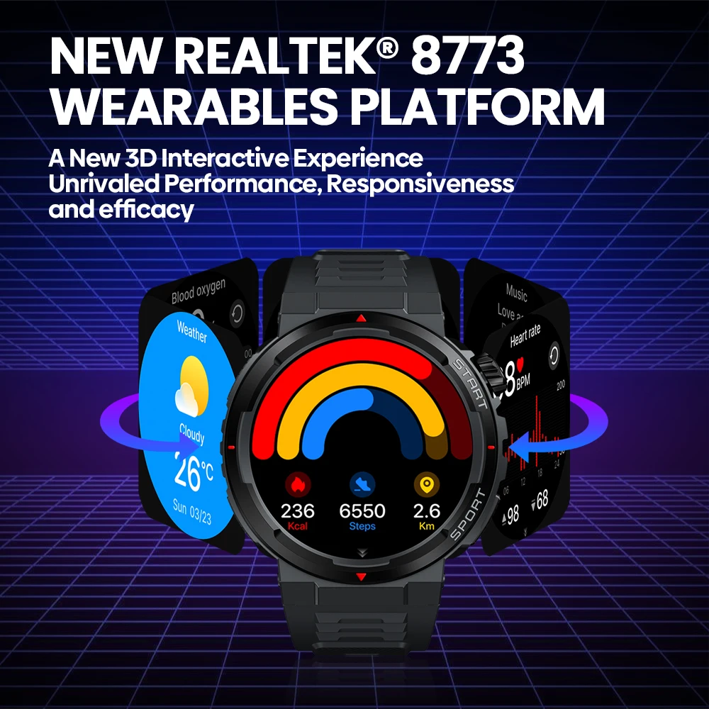 New Zeblaze Ares 3 Plus 1.43'' - огляд і ціна Smartwatch X