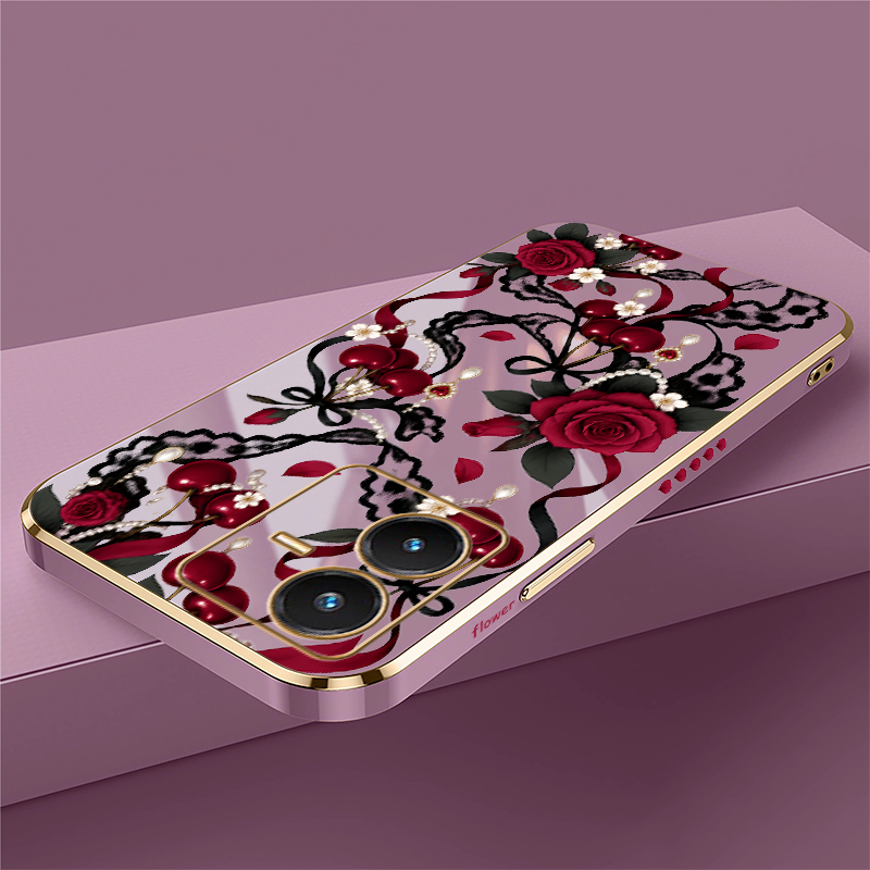 Rose Print Case For Vivo Y28 S - огляд і ціна Vivo Y28