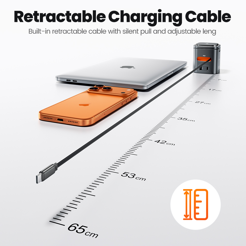 Toocki 80W 6-in-1 GaN Charging - огляд і ціна Watch Charger Cable