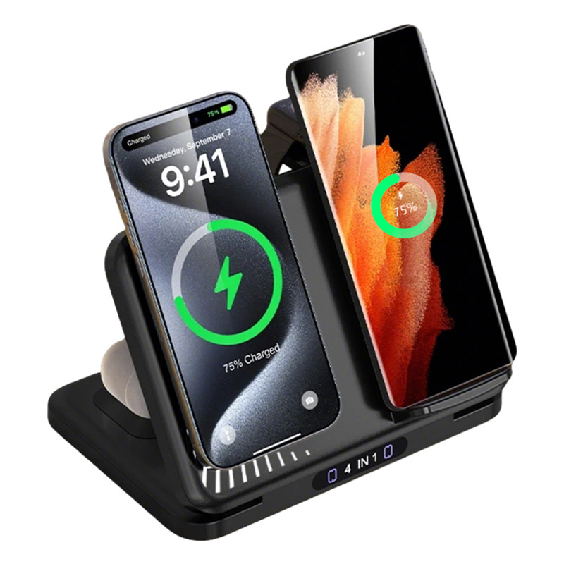 4 in 1 Dual Phone Wireless Cha - огляд і ціна Watch Charger Cable