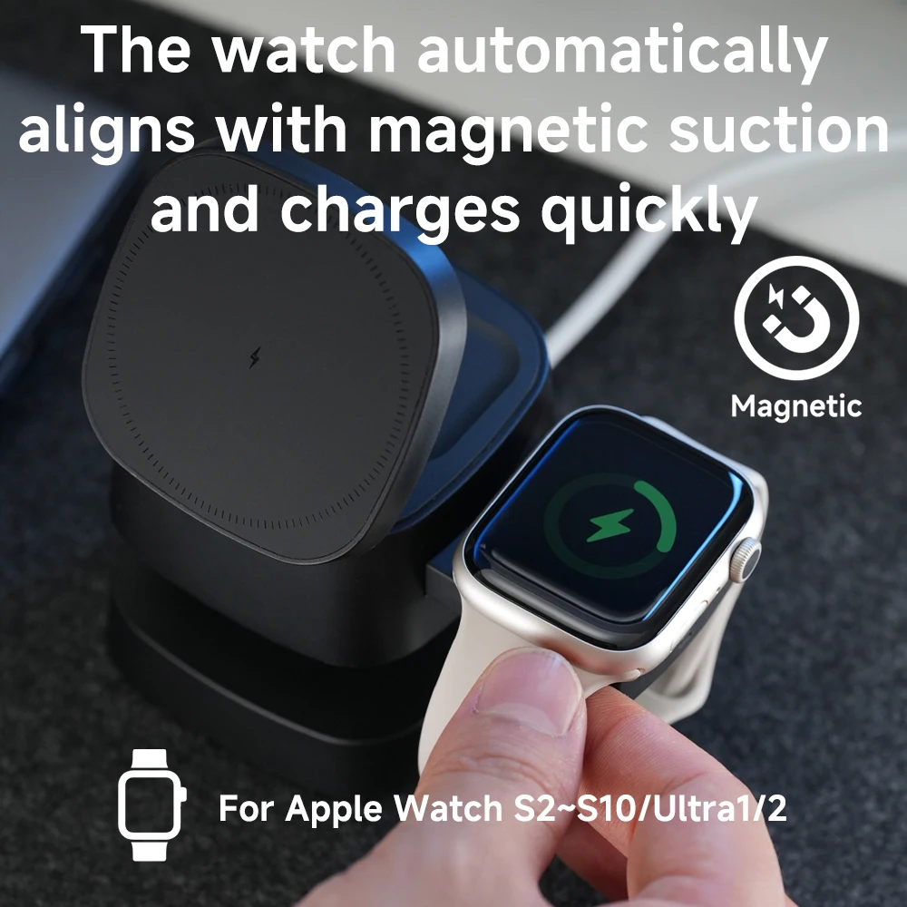 Magnetic 3 in 1 Wireless Charg - огляд і ціна Watch Charger Cable