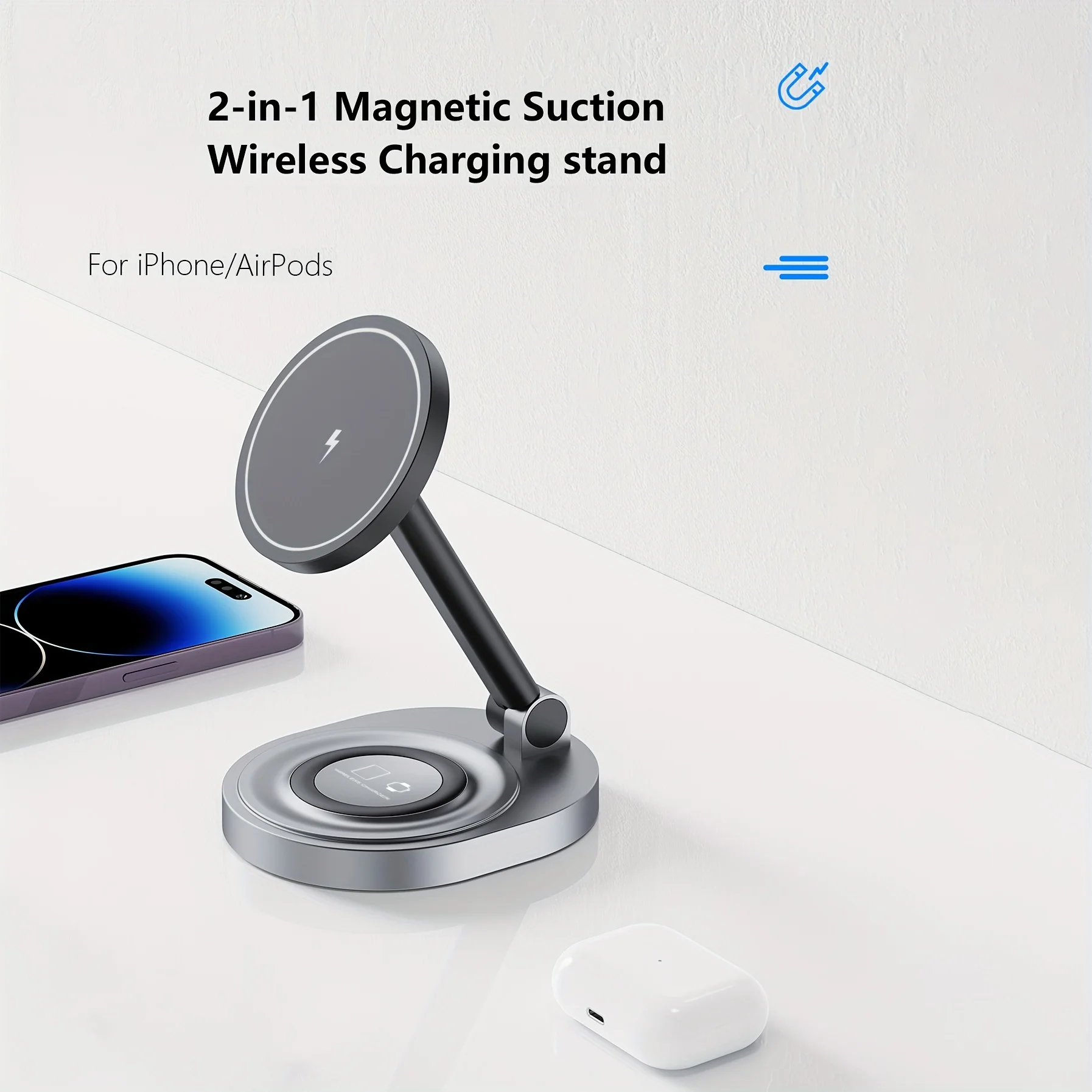 2 In 1 Magnetic Wireless Charg - огляд і ціна Watch Charger Cable