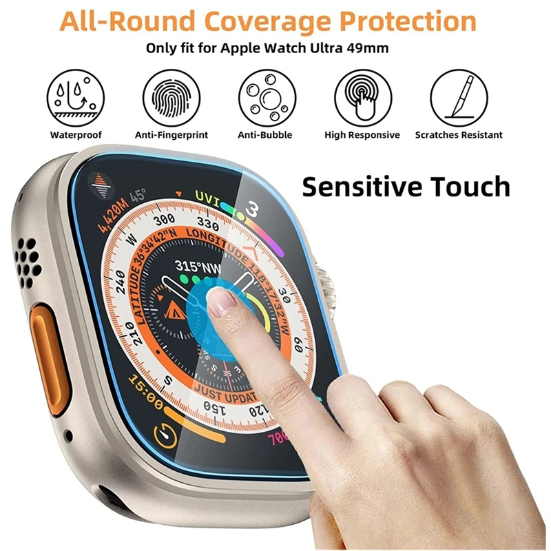 Tempered Glass for Apple Watch - огляд і ціна Watch Case Bumper